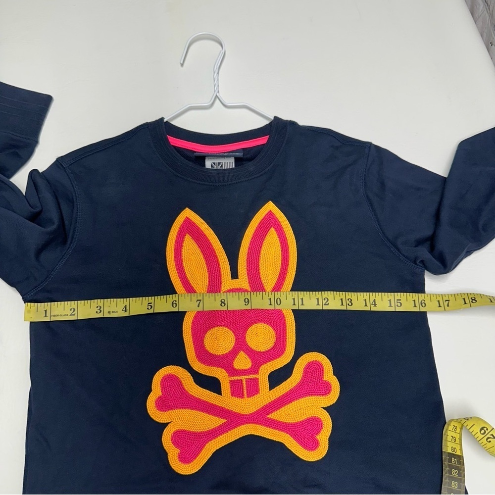 Psycho Bunny Youth Bailey Logo Embroidered Crewneck Sz S 7/8 - Picture 4 of 8